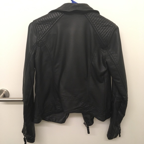 A&F womens faux leather jacket US Small - Picture 2 of 5